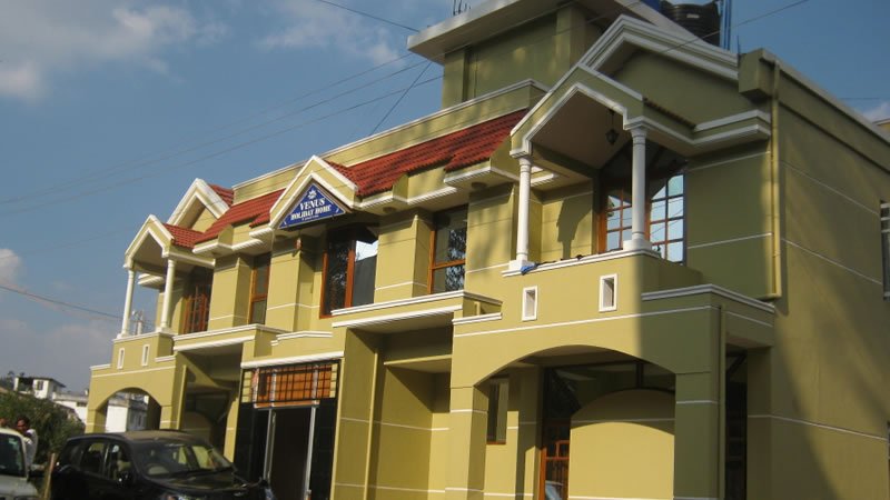 Holiday home front building