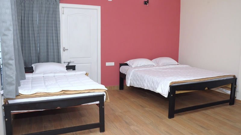 Family room with double beds