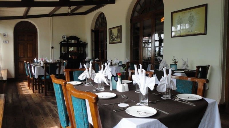 Heritage restaurant dining area