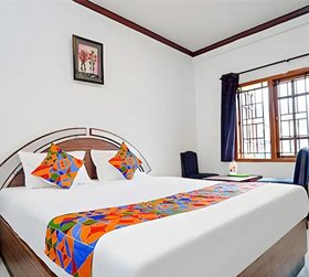 white bed